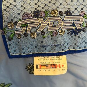 SPYDER Snowboarding Ski Hooded Jacket and Snow Bib‎ Kids